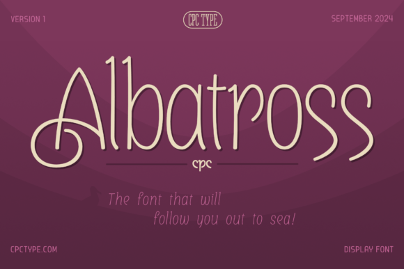 Albatross Cpc: A Display Font for Editorial Design