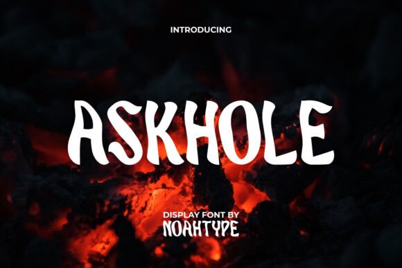 Askhole Font: A Bold Typeface for Horror Display