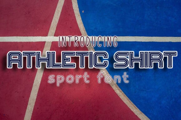 Athletic Shirt Font for Bold Brand Identity