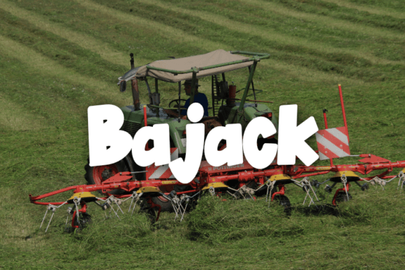 Bajack Display Font for Editorial Design