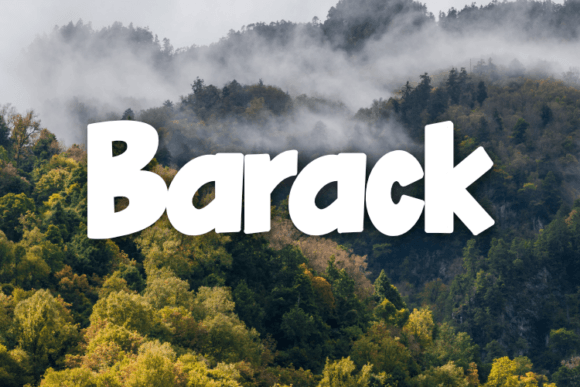 Barack: A Modern Display Font for Editorial Design