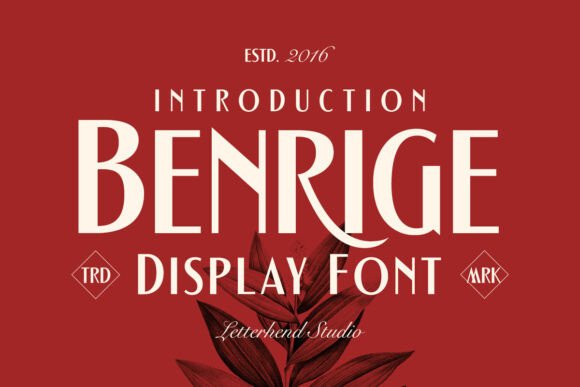 Benrige Typeface Review for Modern Branding