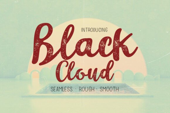 Black Cloud Typeface for Editorial Design
