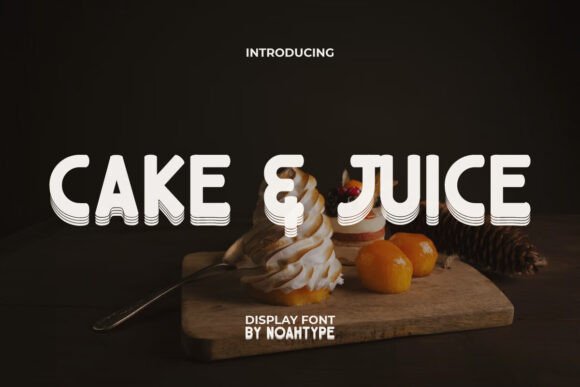 Cake Juice Font Review: A Sweet 3D Display Typeface