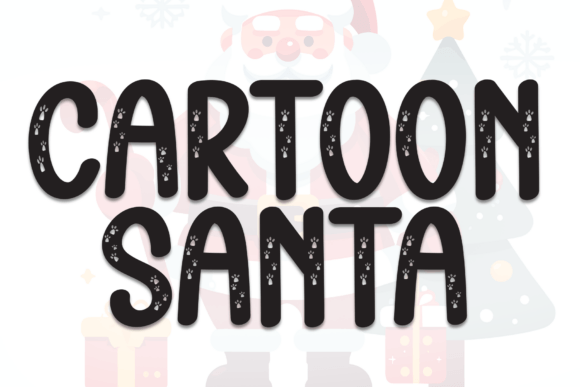 Cartoon Santa: A Playful Display Font for Editorial Design