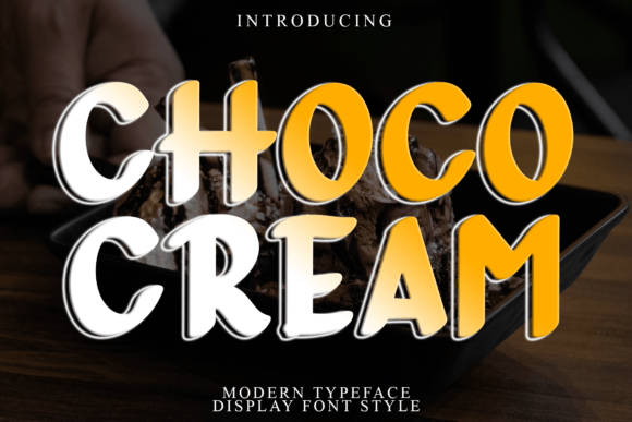 Choco Cream Typeface for Editorial Design