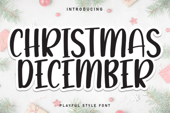 Christmas Desember Font Review for Designers