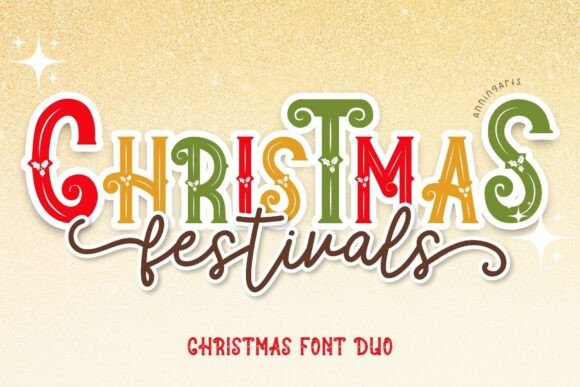 Christmas Festivals Duo Typeface Review