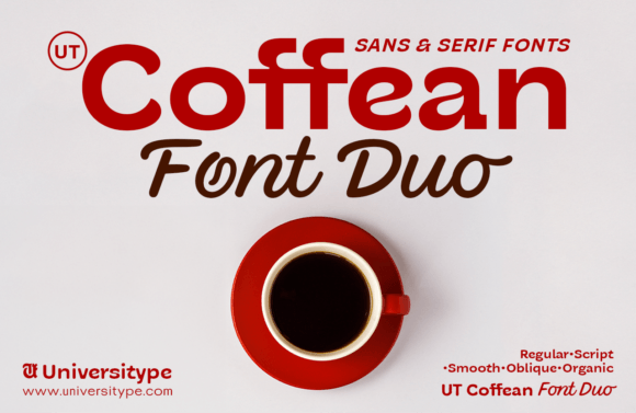 Coffean Font: A Cozy Typeface for Crafters