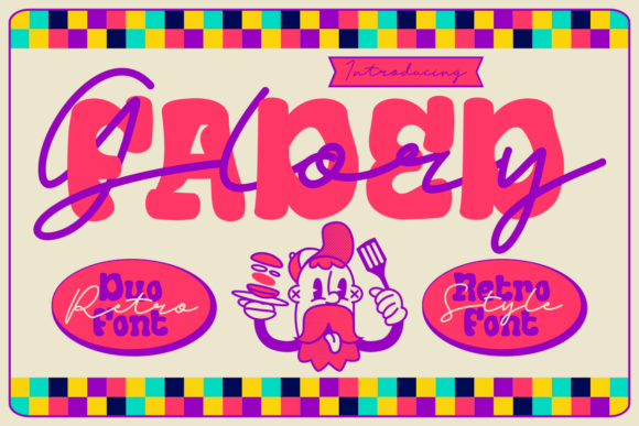 Faded Glory: The Retro Display Font for Bold Campaigns