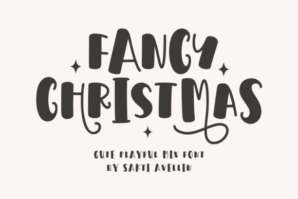 Fancy Christmas Font for Festive Branding