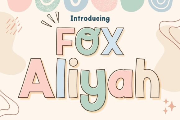 Fox Aliyah: A Playful Display Font for Makers
