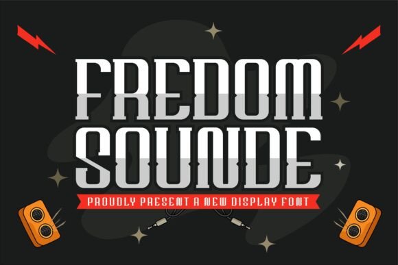 Fredom Sounde Typeface for Modern Crafters