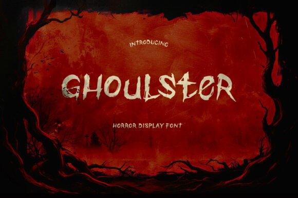 Ghoulster: A Horror Display Font for Web Design