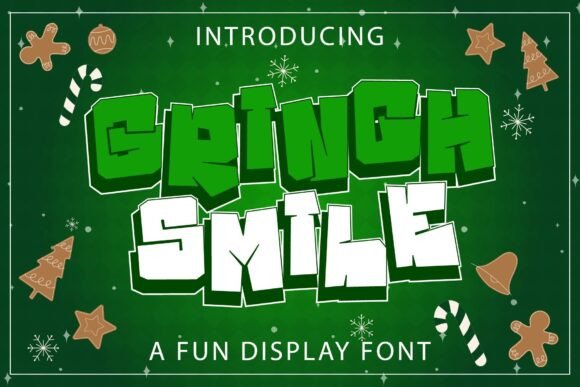 Grinch Smile Typeface for Unique Branding