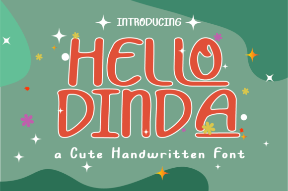 Hello Dinda: A Playful Display Font for Makers