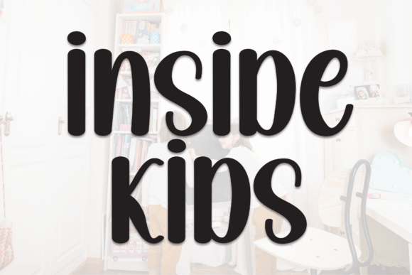 Inside Kids: A Whimsical Display Font for Branding