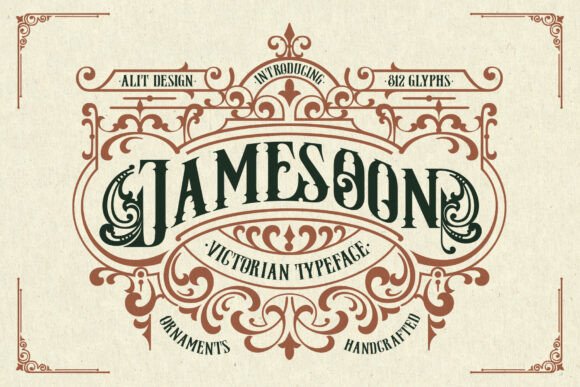 Jamesoon: The Victorian Typeface for Elegant Brands