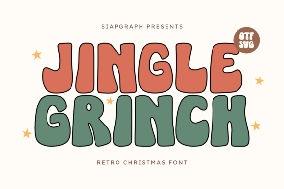 Jingle Grinch: A Bold Retro Typeface for Holiday Web Design