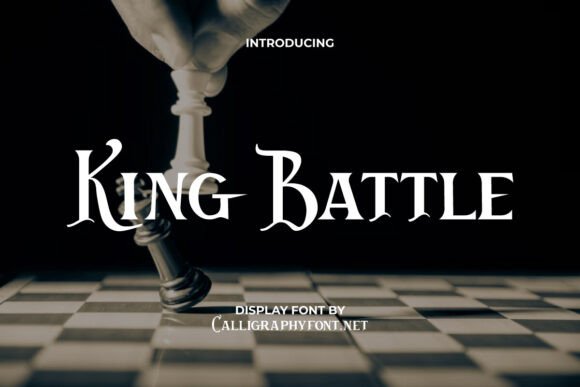 King Battle Font for Bold Web Headlines