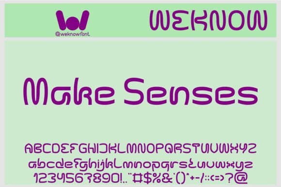 Make Senses: A Playful Display Font for Makers