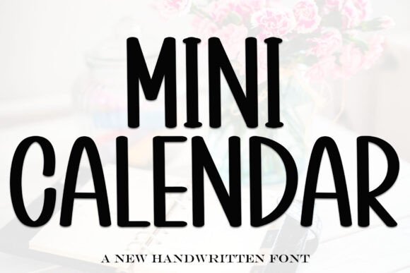 Mini Calendar: A Festive Display Font for Holiday Marketing