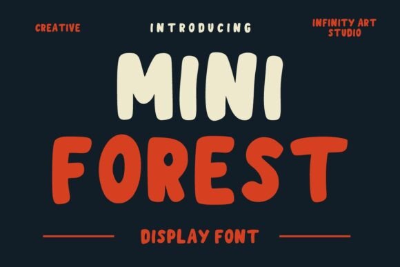 Mini Forest: Bold Comic Display Font for Crafters