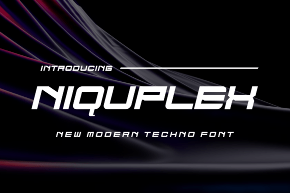 Niquplex: A Bold Display Font for Modern Branding