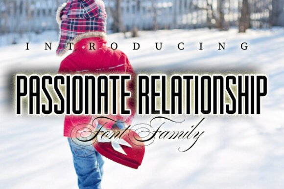 Passionate Relationship: A Modern Display Font for Crafters