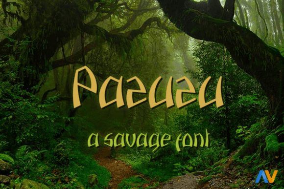 Pazuzu Display Font for Editorial Design