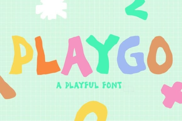 Playgo: A Hand-Drawn Display Font for Playful Brands