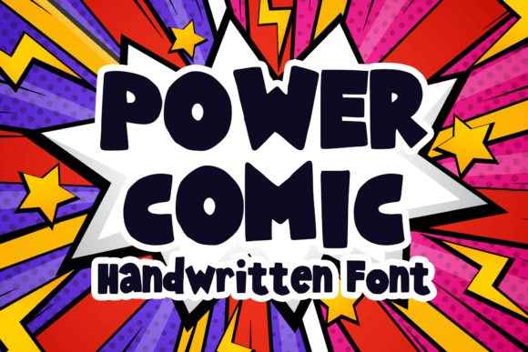 Power Comic Font for Bold Brand Identity