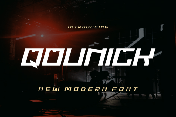 Qounick: A Bold Display Font for Editorial Impact