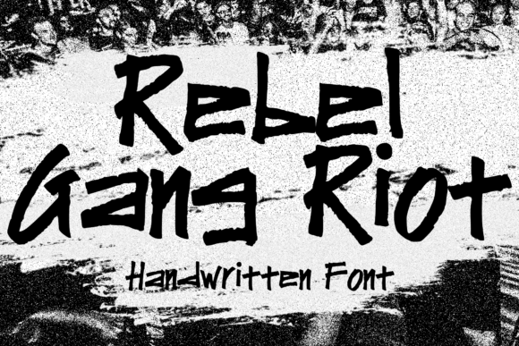 Rebel Gang Riot Font for Bold Campaigns