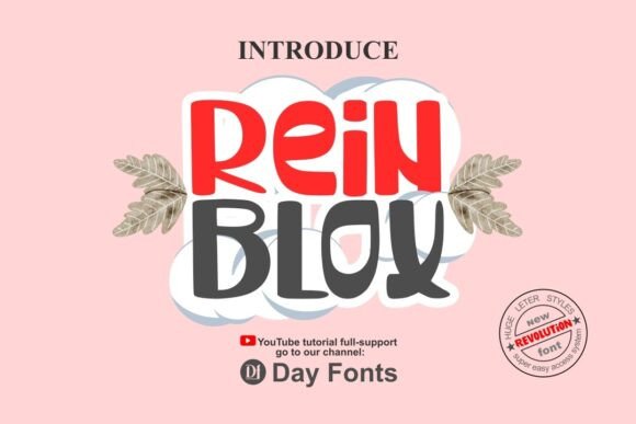 Reinblox: A Charming Display Font for Editorial Design