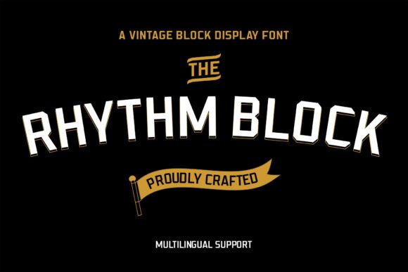 Rhythm Block Font for Bold Business Branding