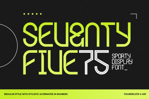 Seventy Five Typeface for Bold Branding