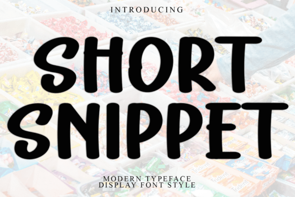Short Snippet Font for Warm Web Design