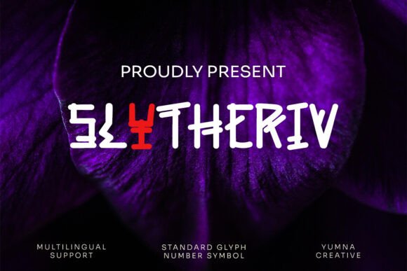 Slytheriv Font for Bold Urban Crafts