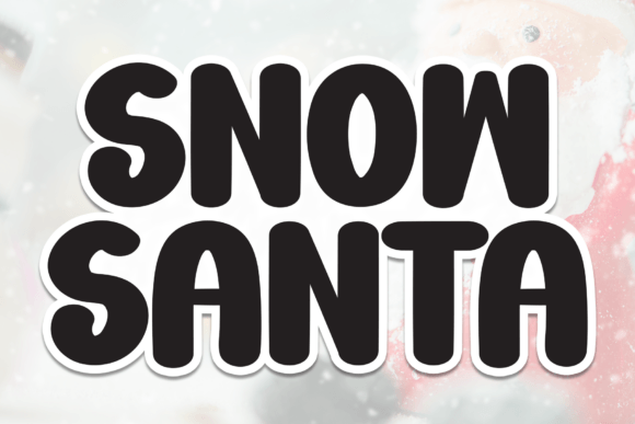 Snow Santa Font: Bold Holiday Typography for Web Design