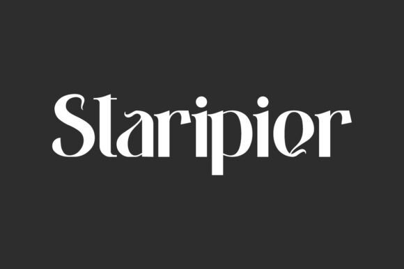 Staripier Font: The Elegant Serif for Modern Branding