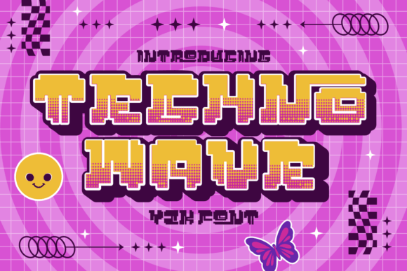 Techno Wave Font for Bold Brand Identity