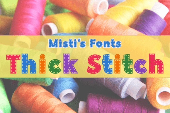 Thick Stitch: A Bold Display Typeface for Brands