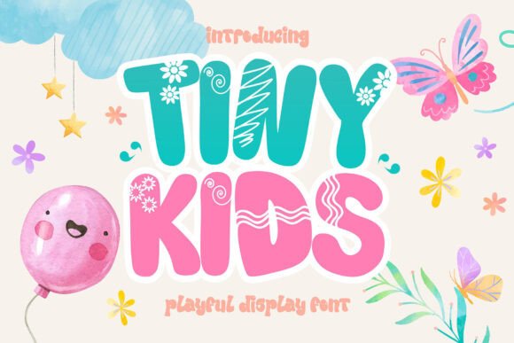 Tiny Kids Typeface Review for Playful Branding