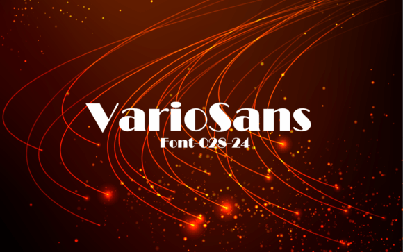 Vario Sans: The Ultimate Display Font for Modern Branding