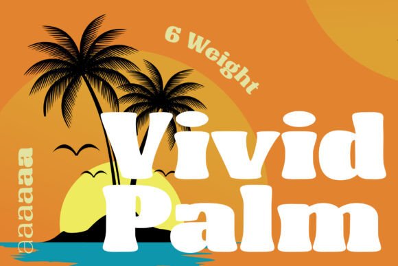 Vivid Palm Typeface for Digital Design