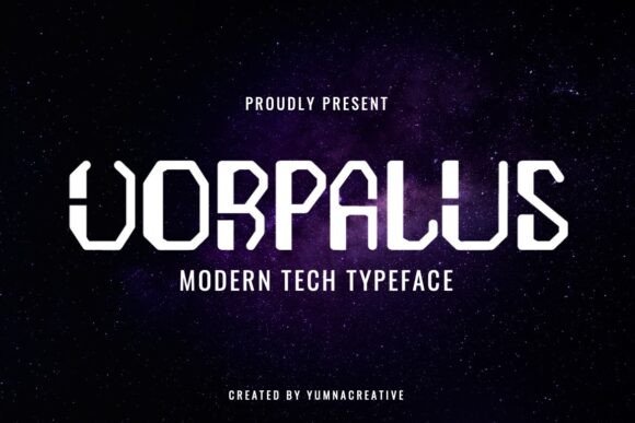 Vorpalus: The Modern Tech Typeface for Digital Brands