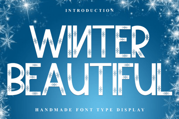 Winter Beautiful Font for Handmade Creators
