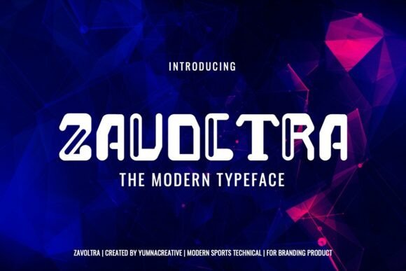 Zavoltra: A Modern Display Font for Bold Editorial Design